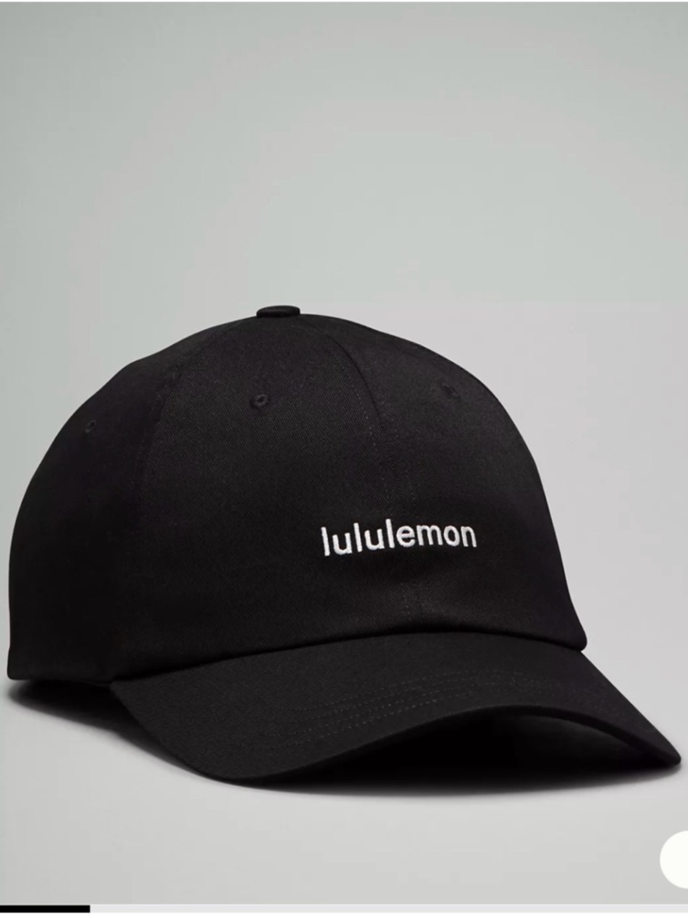 Lululemon Black Baseball Cap S/M